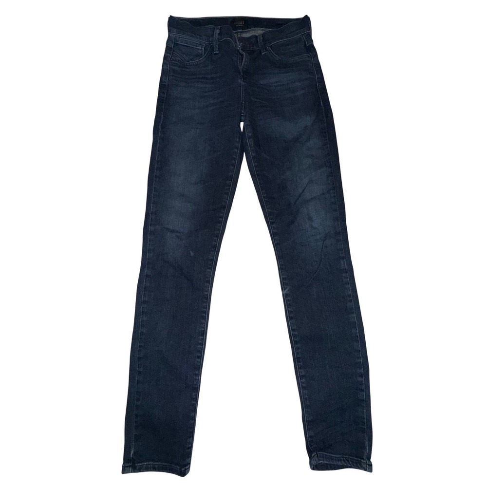 AGOLDE Sophie Skinny Jeans 26 Dark Blue High Rise Stretch‎ Denim Designer Casual